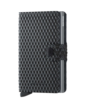 Secrid portfel skórzany Cubic Black-Titanium kolor czarny