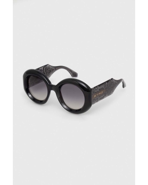 Etro okulary przeciwsłoneczne damskie kolor czarny ETRO 0016/G/S