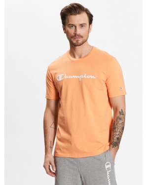 Champion T-Shirt 218531 Pomarańczowy Regular Fit