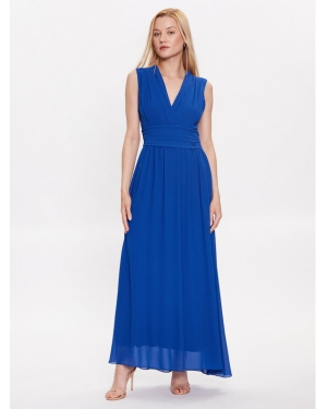 Rinascimento Sukienka wieczorowa CFC0114421003 Niebieski Regular Fit