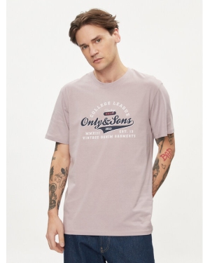 Only & Sons T-Shirt Lenny 22028593 Fioletowy Regular Fit