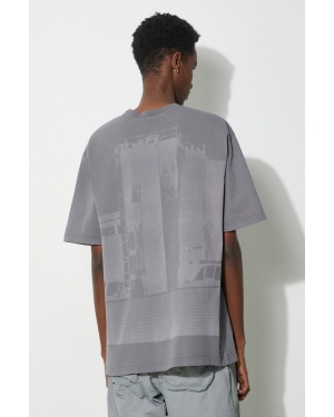 A-COLD-WALL* t-shirt bawełniany Discourse T-Shirt męski kolor szary z nadrukiem ACWMTS187