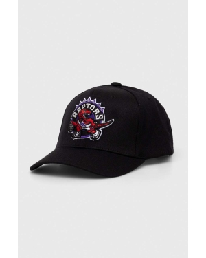Mitchell&Ness czapka z daszkiem z domieszką wełny NBA TORONTO RAPTORS kolor czarny z aplikacją
