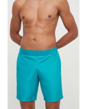 Moschino Underwear szorty kąpielowe kolor turkusowy
