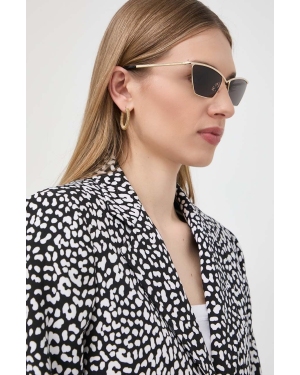 Saint Laurent okulary przeciwsłoneczne damskie kolor złoty