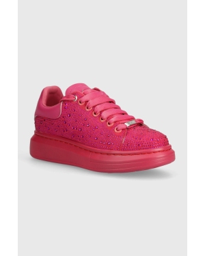 GOE sneakersy zamszowe kolor różowy