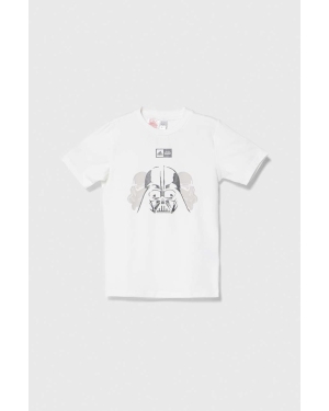 adidas t-shirt dziecięcy x Star Wars kolor biały z nadrukiem