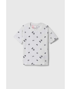 adidas t-shirt dziecięcy x Star Wars kolor biały wzorzysty