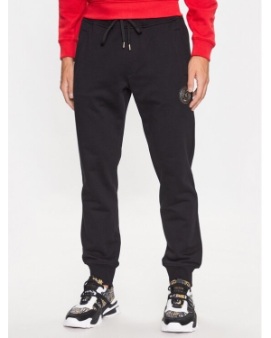 Versace Jeans Couture Spodnie dresowe 74GAAY01 Czarny Regular Fit