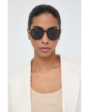 BOSS okulary przeciwsłoneczne damskie kolor czarny BOSS 1662/S