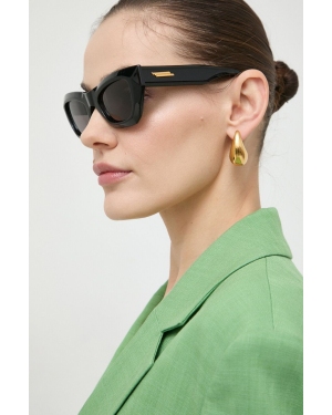 Bottega Veneta okulary przeciwsłoneczne damskie kolor czarny
