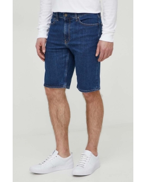 Calvin Klein szorty jeansowe męskie kolor granatowy