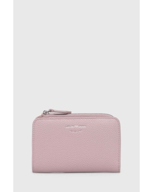 Emporio Armani portfel damski kolor różowy