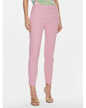 Pinko Spodnie materiałowe Bello 100155 A0IM Różowy Slim Fit