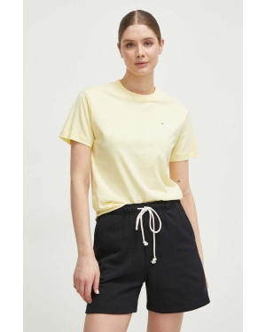 Fila t-shirt bawełniany kolor żółty