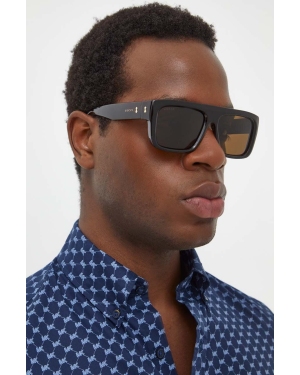 Gucci okulary przeciwsłoneczne męskie kolor brązowy GG1461S