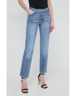 Guess jeansy damskie medium waist W4RA15 D5922