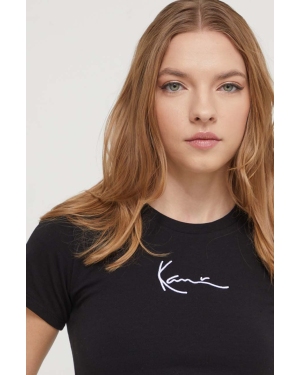 Karl Kani t-shirt damski kolor czarny