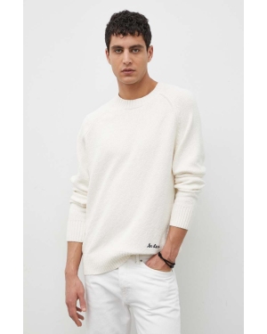 Les Deux sweter męski kolor beżowy