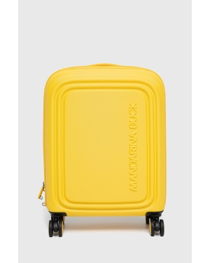 Mandarina Duck walizka kolor żółty