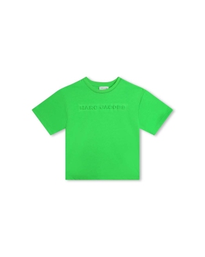Marc Jacobs t-shirt dziecięcy kolor zielony z nadrukiem