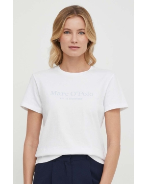 Marc O'Polo t-shirt bawełniany damski kolor biały