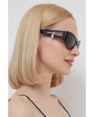 Moschino okulary przeciwsłoneczne damskie kolor czarny MOS158/S