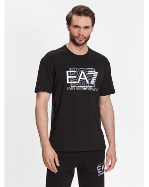 EA7 Emporio Armani T-Shirt 3RPT01 PJ02Z 1200 Czarny Regular Fit