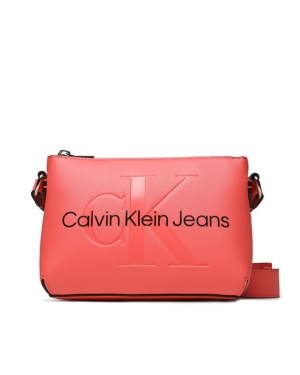 Calvin Klein Jeans Torebka Sculpted Camera Pouch2I Mono K60K610681 Koralowy