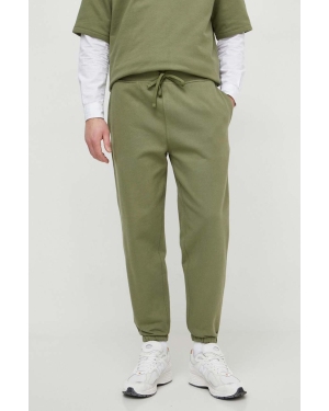 Polo Ralph Lauren spodnie męskie kolor zielony z nadrukiem