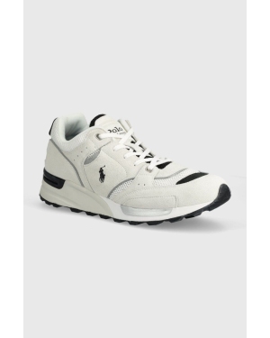 Polo Ralph Lauren sneakersy zamszowe Trackstr 200 kolor biały 809931255001