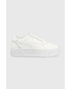 Puma sneakersy skórzane Karmen Rebelle kolor biały 387212