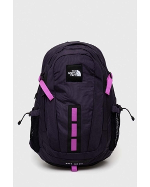 The North Face plecak kolor fioletowy duży gładki