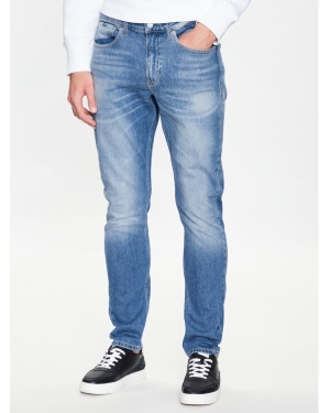 Calvin Klein Jeans Jeansy J30J322796 Niebieski Slim Taper Fit