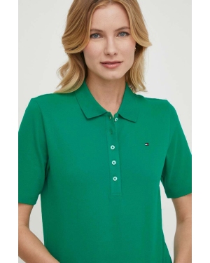 Tommy Hilfiger t-shirt damski kolor zielony