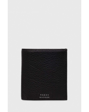 Tommy Hilfiger portfel skórzany męski kolor czarny AM0AM12190