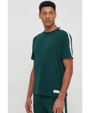 Tommy Hilfiger t-shirt bawełniany męski kolor zielony gładki UM0UM03005