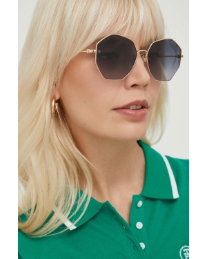 Tommy Hilfiger okulary przeciwsłoneczne damskie kolor złoty
