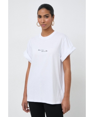 Victoria Beckham t-shirt bawełniany damski kolor biały