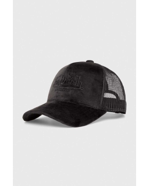 Von Dutch czapka z daszkiem kolor czarny z aplikacją