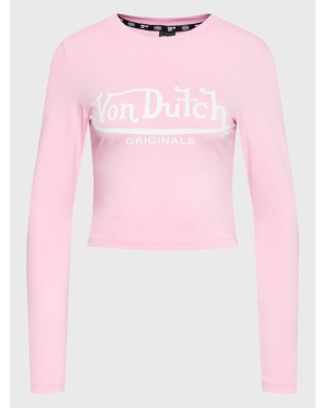 Von Dutch Bluzka Blair 6 224 012 Różowy Slim Fit