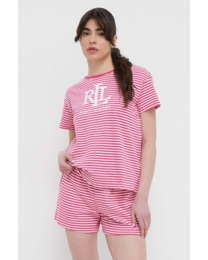 Lauren Ralph Lauren piżama damska kolor różowy ILN12311