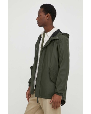Rains kurtka 18010 Jackets kolor zielony przejściowa