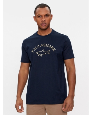 Paul&Shark T-Shirt 24411032 Granatowy Regular Fit