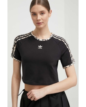 adidas Originals t-shirt damski kolor czarny IY7062