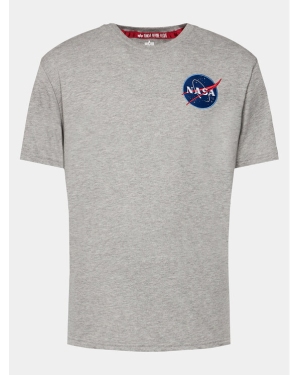 Alpha Industries T-Shirt Space Shuttle 176507 Szary Regular Fit