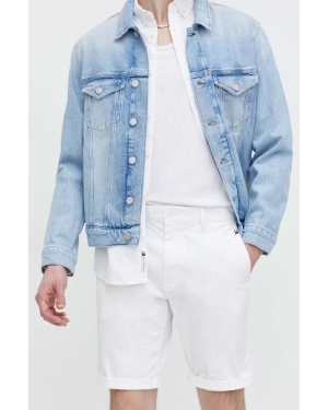 Tommy Jeans szorty męskie kolor biały