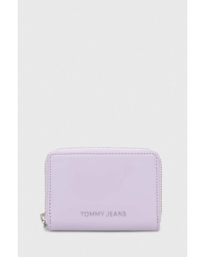 Tommy Jeans portfel damski kolor fioletowy