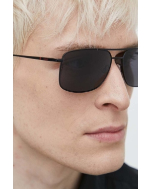 HUGO okulary przeciwsłoneczne męskie kolor czarny HG 1287/S