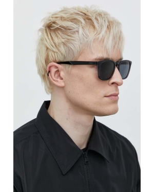 HUGO okulary przeciwsłoneczne męskie kolor czarny HG 1306/S